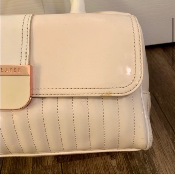 Ted Baker Light Pink & Rose Gold Handbag Bag Purse - Picture 4 of 11